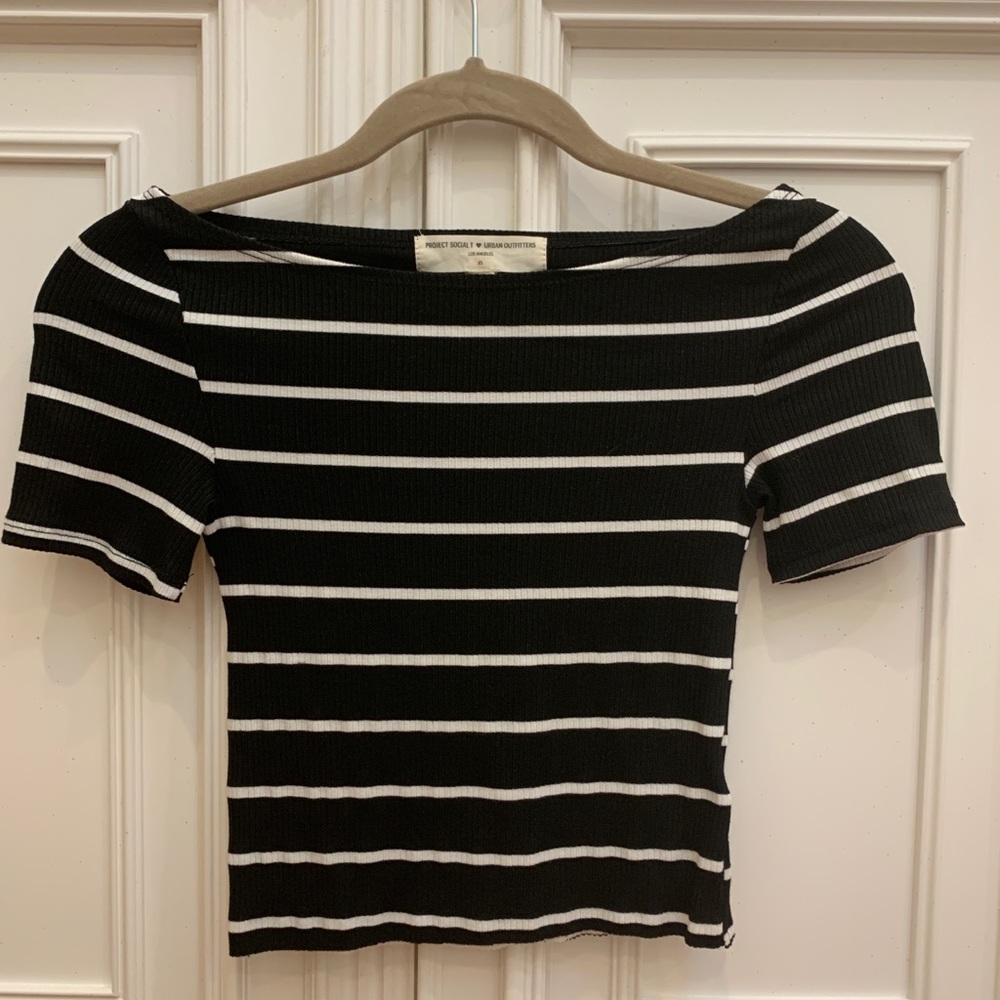 Urban Outiftters Striped Crop Top